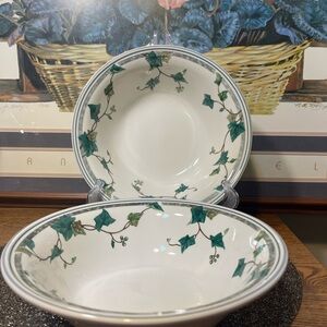 Vintage Noritake Keltcraft Ivy Lane 9" Round Vegetable Serving Bowl